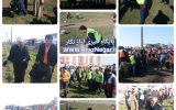 خیز همگانی برای نظافت عمومی در پارسآباد مغان +عکس