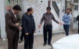 برخورد دادستان پارس آباد با مغازه دارانی که سد معبر می‌کنند + عکس